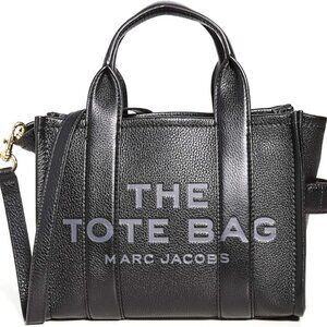 Marc Jacobs The Leather Small Tote Bag - Black - EUC